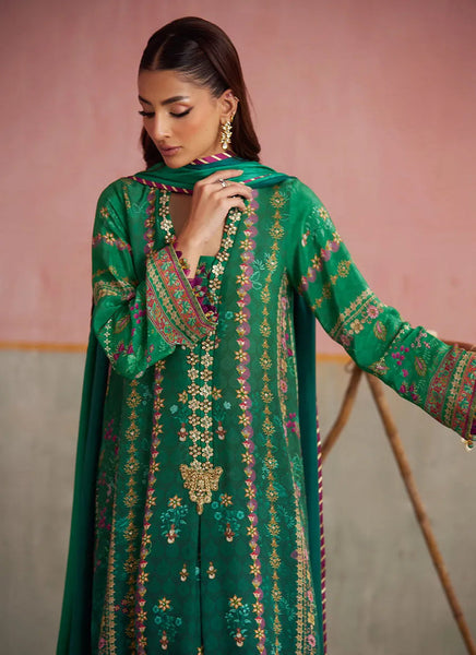 Mayna Festive Prints '25 - Noemi Jade Shirt And Dupatta