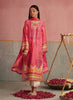 Mayna Festive Prints '25 - Selin Crimson Shirt And Dupatta