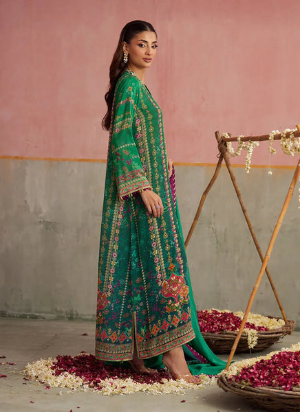 Mayna Festive Prints '25 - Noemi Jade Shirt And Dupatta
