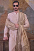 Diffusion '26 - Mauve Geometric Woven Front-open Sherwani Set