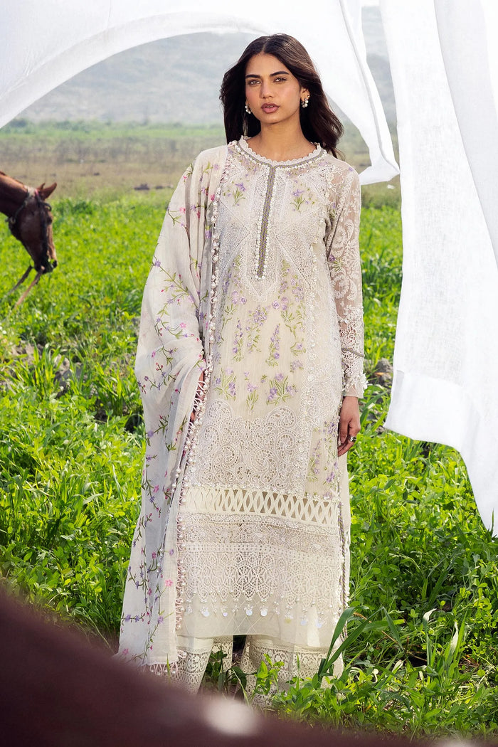 Luxury Lawn '26 - Unstitched Luxury Lawn Woven Net Suit | L261-005-CV