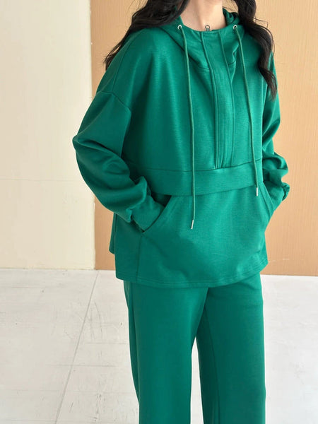 New In '25 - Lyla Modal Blend Suit Green