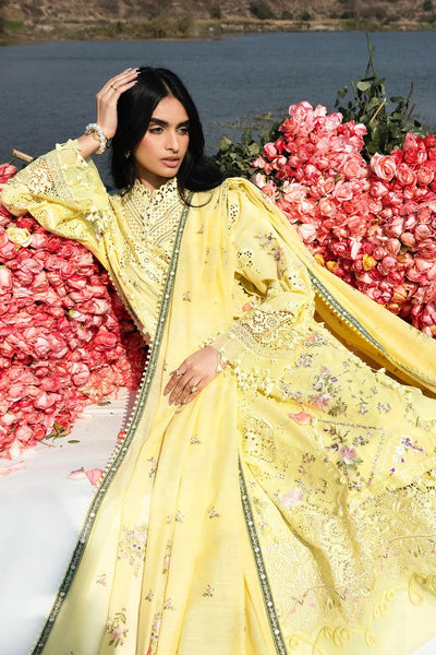 Luxury Lawn '26 - Unstitched Luxury Lawn Suit | L261-003-CV