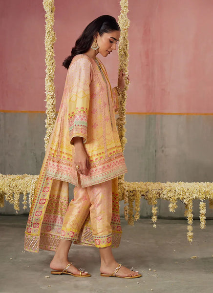 Mayna Festive Prints '25 - Livvy Ombre Shirt And Dupatta