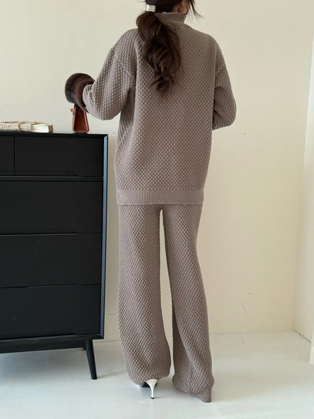 New In '25 - Gigi FUR Cuff Knit Suit