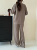 New In '25 - Gigi FUR Cuff Knit Suit