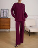 New In '25 - Mili Knit Suit Burgundy