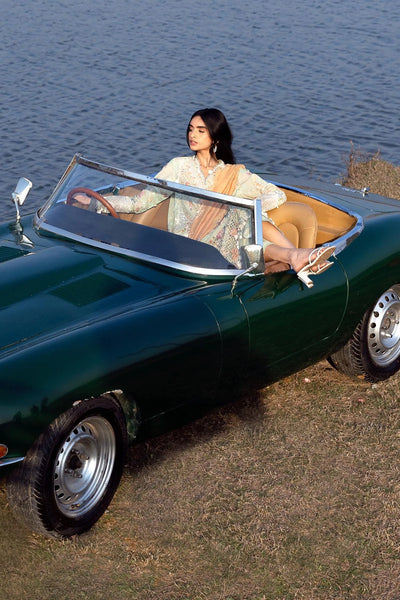 Luxury Lawn '26 - Unstitched Luxury Lawn Suit | L261-004-CV