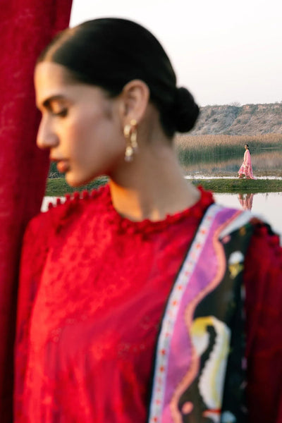 Luxury Lawn '26 - Unstitched Luxury Lawn Suit | L261-007-CL