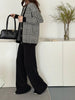 New In '25 - Zuzu Three Piece Chequered Knit Suit