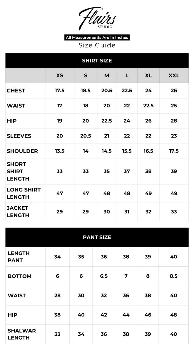 Size Chart for Mara Velvet Luxe '25 - Cranberry