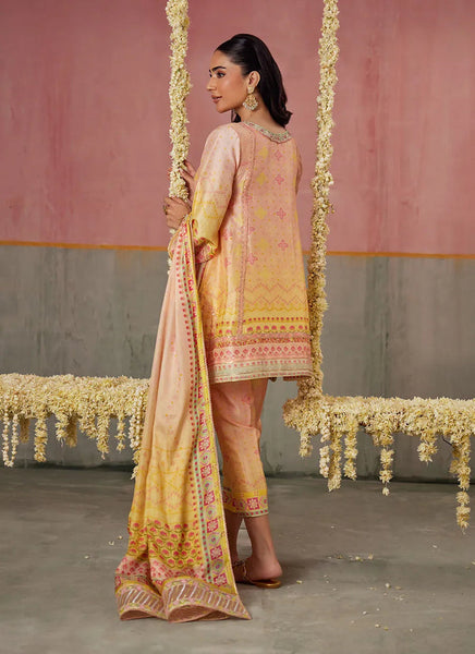 Mayna Festive Prints '25 - Livvy Ombre Shirt And Dupatta