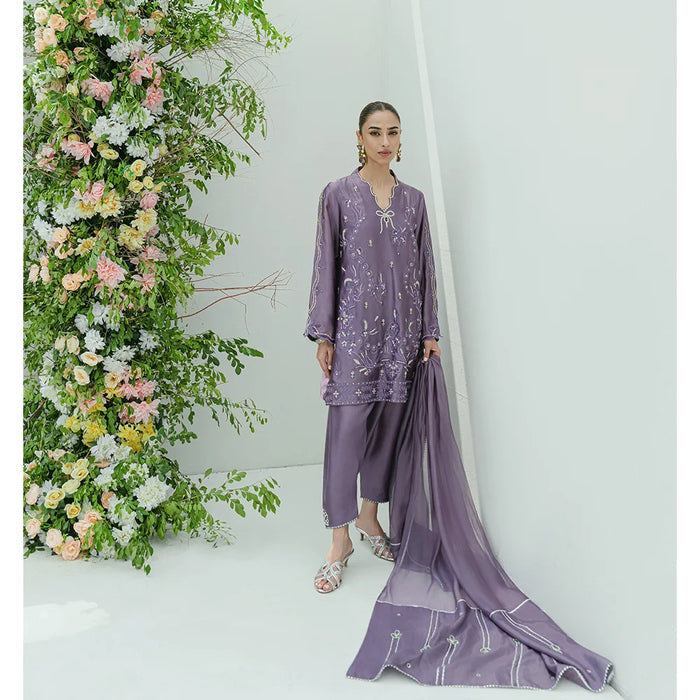 Occasion Wear '25 - MAUVE FULL SET