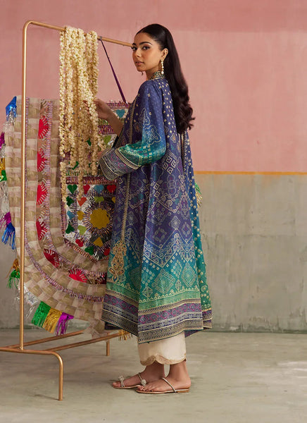 Mayna Festive Prints '25 - Catalina Ombre Shirt And Dupatta