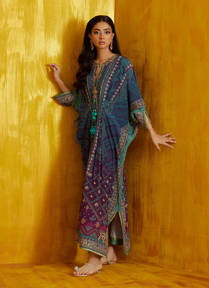 Mayna Festive Prints '25 - Peridot Ombre Kaftan - second image
