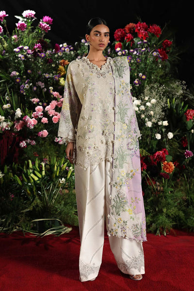 Luxury Lawn '26 - Unstitched Luxury Lawn Woven Net Suit | L261-008-CL