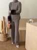New In '25 - Gigi FUR Cuff Knit Suit