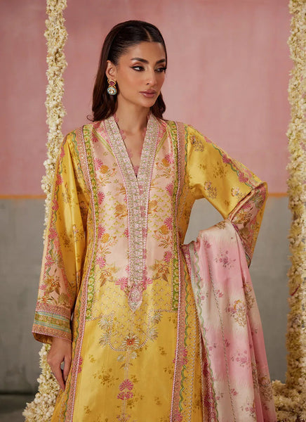 Mayna Festive Prints '25 - Mogra Buttercup Shirt And Dupatta