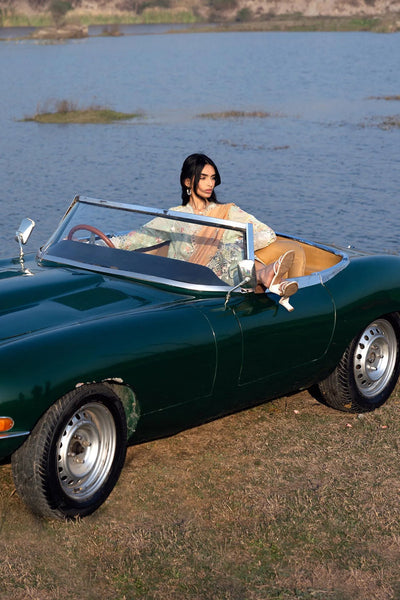 Luxury Lawn '26 - Unstitched Luxury Lawn Suit | L261-004-CV