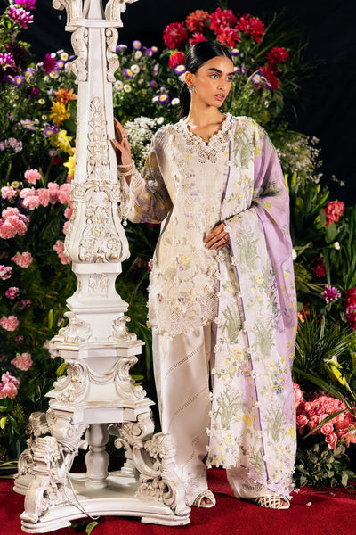 Luxury Lawn '26 - Unstitched Luxury Lawn Woven Net Suit | L261-008-CL