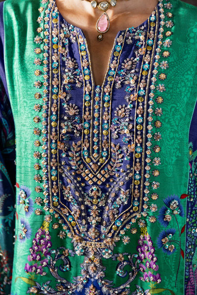 Solenne '25 - Emerald Sea Kaftan (D-15)