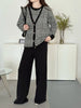 New In '25 - Zuzu Three Piece Chequered Knit Suit
