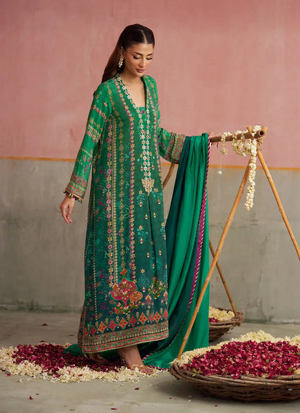 Mayna Festive Prints '25 - Noemi Jade Shirt And Dupatta