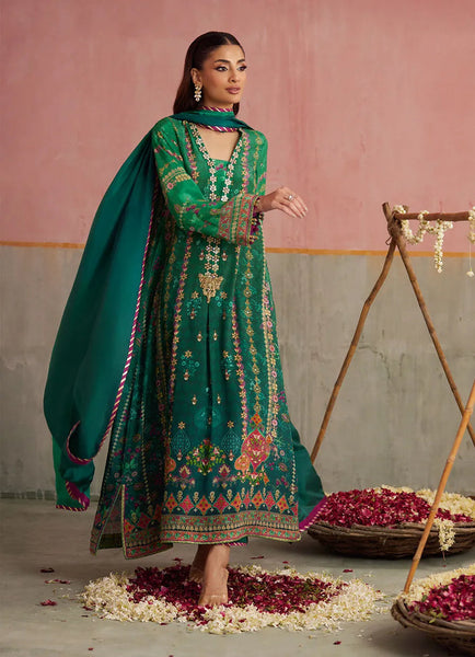 Mayna Festive Prints '25 - Noemi Jade Shirt And Dupatta