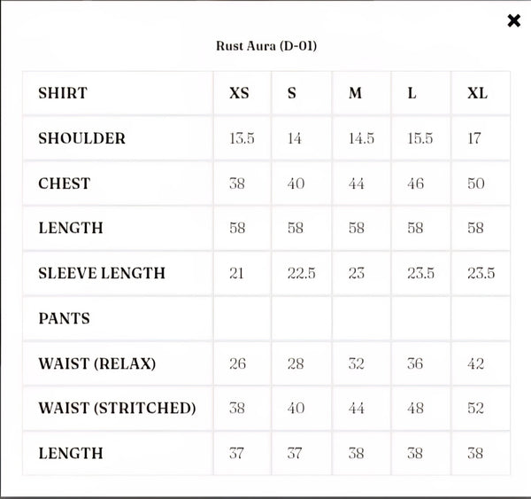 Solenne '25 - Rust Aura (D-01)