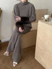 New In '25 - Gigi FUR Cuff Knit Suit