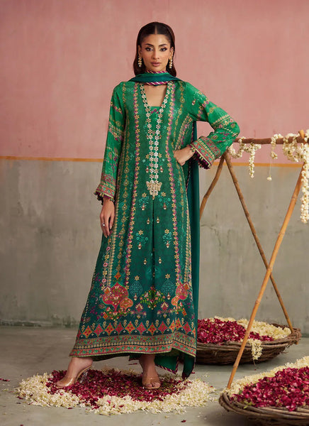 Mayna Festive Prints '25 - Noemi Jade Shirt And Dupatta