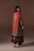Luxe Edit '25 - Modern Mughal Long Black and Rust Tassel Kaftan Set (D-02)