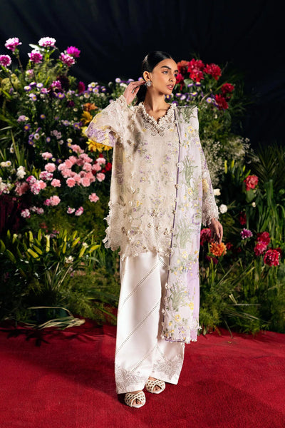 Luxury Lawn '26 - Unstitched Luxury Lawn Woven Net Suit | L261-008-CL