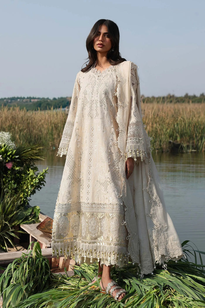 Luxury Lawn '26 - Unstitched Luxury Lawn Suit | L261-002-CV