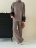 New In '25 - Gigi FUR Cuff Knit Suit