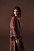 Luxe Edit '25 - Modern Mughal Long Black and Rust Tassel Kaftan Set (D-02)