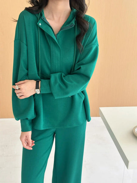 New In '25 - Lyla Modal Blend Suit Green