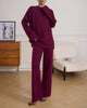 New In '25 - Mili Knit Suit Burgundy