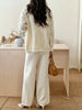 New In '25 - Tina White Detail Three Piece Knit Suit