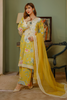 LAILA - Relaxed Yellow Lawn & Organza Kurta Set