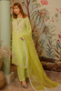 TINA - Exquisite Lime Green Chiffon & Organza Ensemble