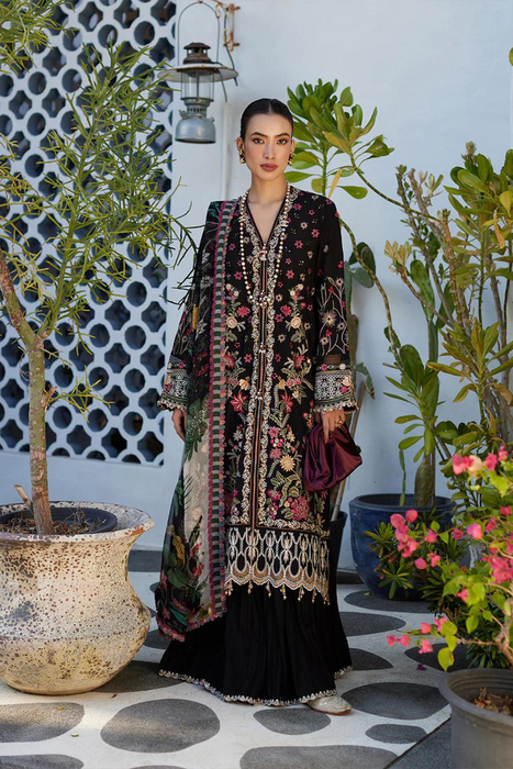 FAIZA SAQLAIN LUXURY LAWN'24- MERLE