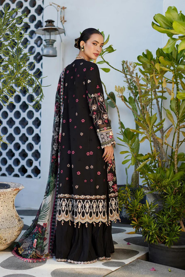 FAIZA SAQLAIN LUXURY LAWN'24- MERLE