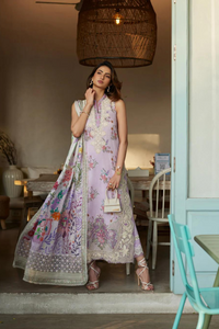 FAIZA SAQLAIN LUXURY LAWN'24- NAZELI