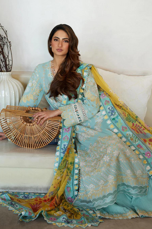 FAIZA SAQLAIN LILIANA LUXURY LAWN'24- GALINA