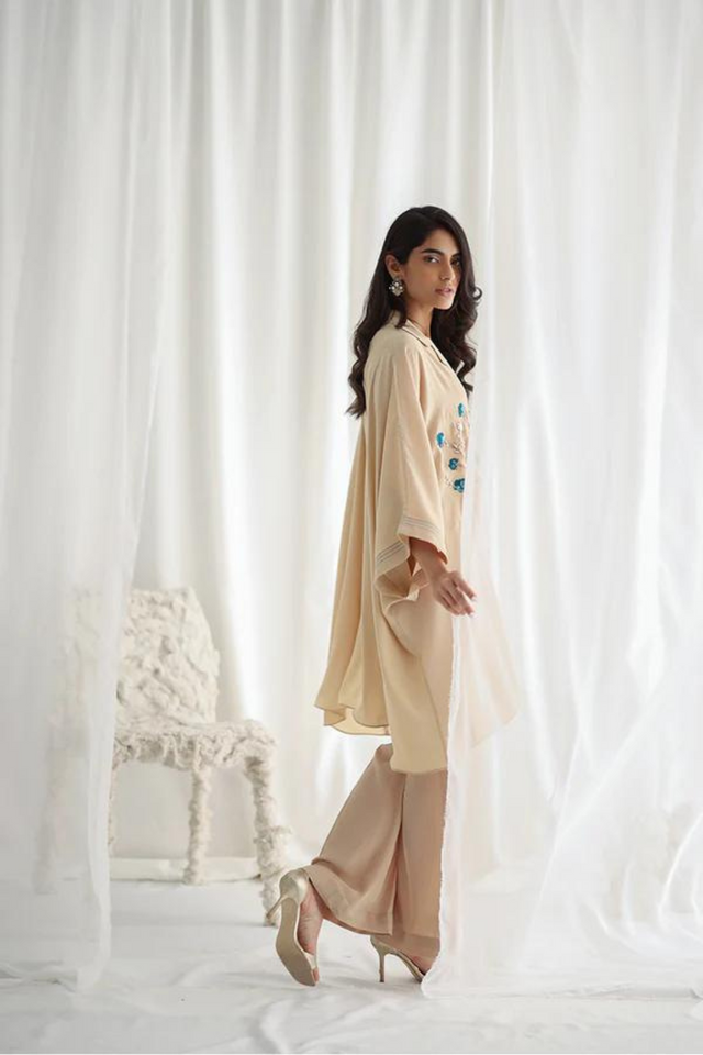 ERIN Beige Georgette Shirt