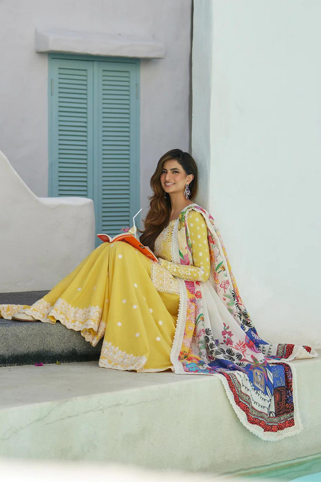 FAIZA SAQLAIN LILIANA LUXURY LAWN'24- TALIN