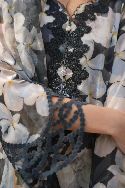 SUMMER LAWN'24- CHAMPA NOIR(3pc)