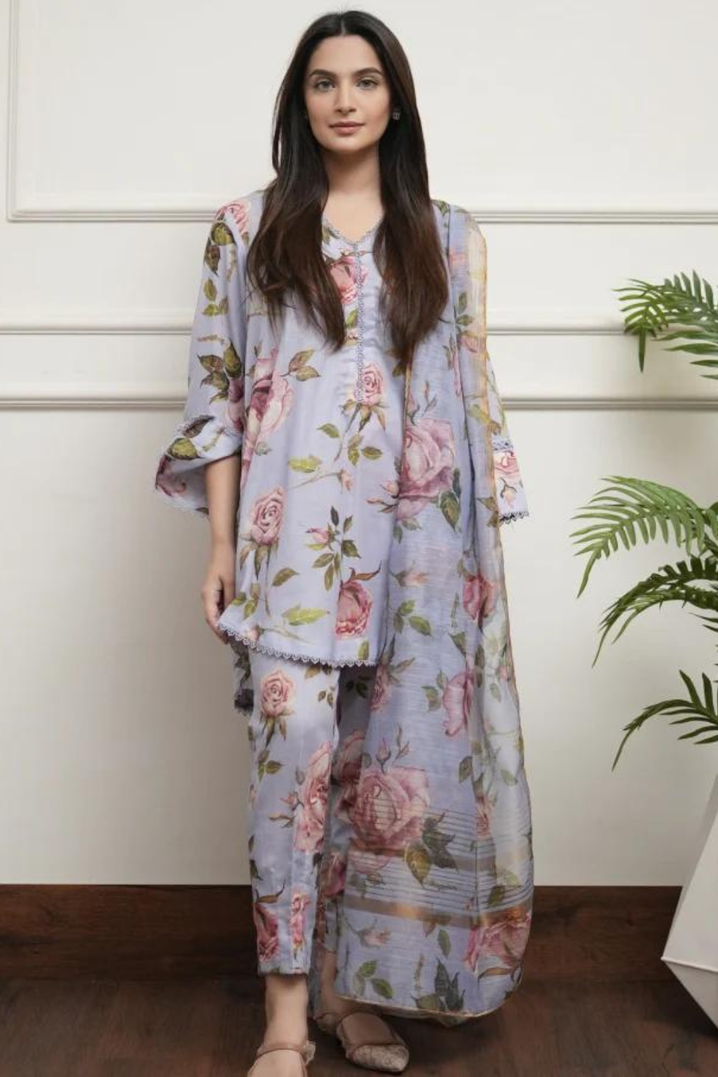 SUMMER LAWN'24- LILAC FANTASY(3pc)