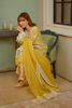 LAILA - Relaxed Yellow Lawn & Organza Kurta Set